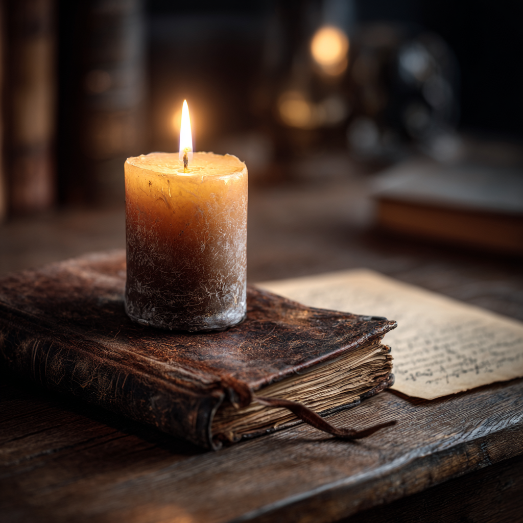 Biblical Guidance & Faith Mentorship 1 susane1 imagine prompt a single glowing candle on an antique 7340177a 09d6 4a47 ba57 76e7cba69c65 0